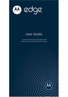 Motorola Edge - 2022 manual. Smartphone Instructions.